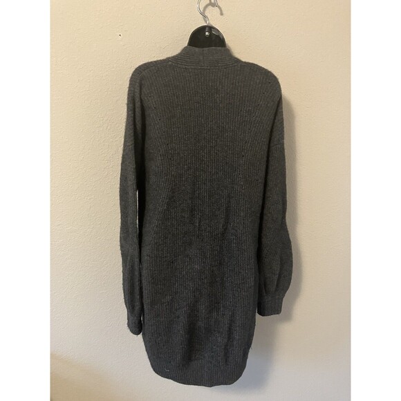 Athleta Cardigan Women’s Size XS Wool Cashmere Blend Open Front Black - Picture 2 of 8